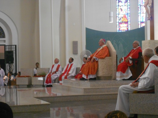 Dom José Antonio presidiu a Celebração.
