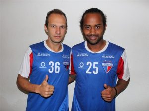 Danilo Rios e Celsinho. Os novos meias do Leão. Foto: site oficial