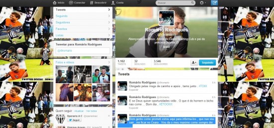 Romário confirma via twitter que ficará no Vozão