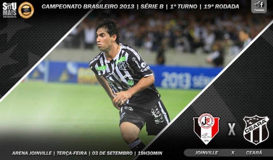 Joinville x Ceará – Todo remendado (Imagem: Cearasc.com/Divulgação)