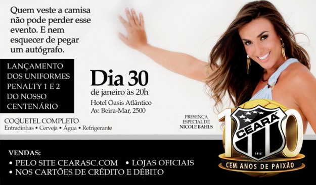 Vem aí o Manto do Centenário (Imagem: Cearasc.com/Divulgação)