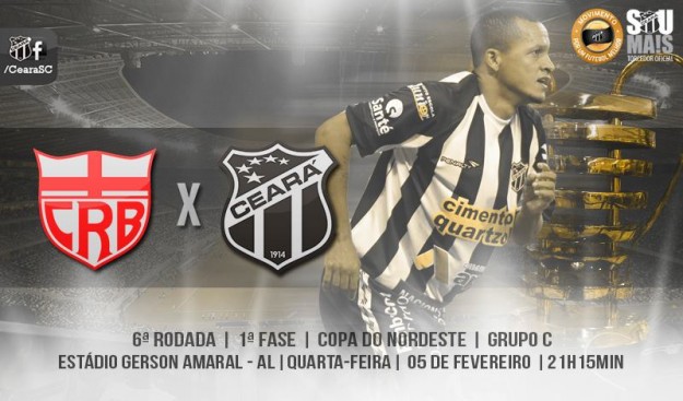 CRB x Ceará - Valendo vaga... (Imagem: Cearasc.com/Divulgação)