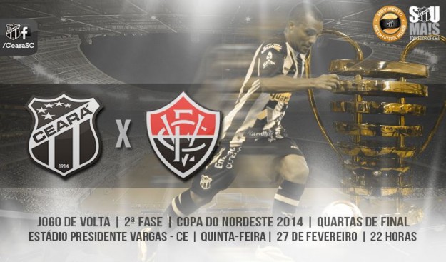 Ceará x Vitória – Vale vaga! (Imagem: Cearasc.com/Divulgação)