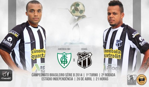 América-MG x Ceará – Agora é pra valer! (Imagem: Cearasc.com/Divulgação)