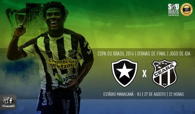 Botafogo x Ceará – Um olho cá e outro lá (Imagem: Cearasc.com/Divulgação)