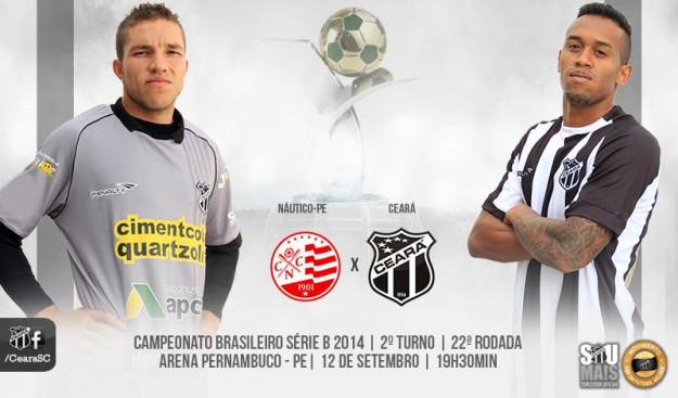 Náutico x Ceará – Hora de vencer fora (Imagem: Cearasc.com/Divulgação)