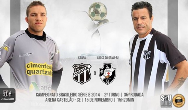 Ceará x Vasco – É vencer ou adeus (Imagem: Cearasc.com/Divulgação)
