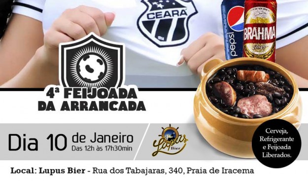 Vem aí a IV Feijoada da Arrancada (Imagem: Cearasc.com/Divulgação)