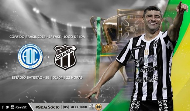 Confiança x Ceará – Confiando no taco (Imagem: CearaSC.com/Divulgação)