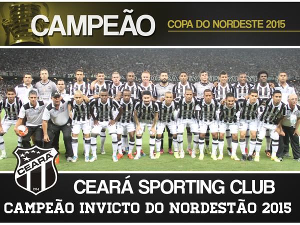 Ceará Sporting Club Campeão do Nordeste 2015 (Foto: CearaSC.com/Divulgação)