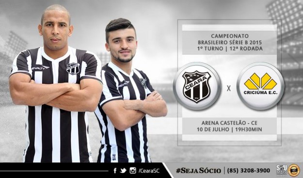 Ceará x Criciúma – Pra quebrar o jejum (Imagem: CearaSC.com/Divulgação)