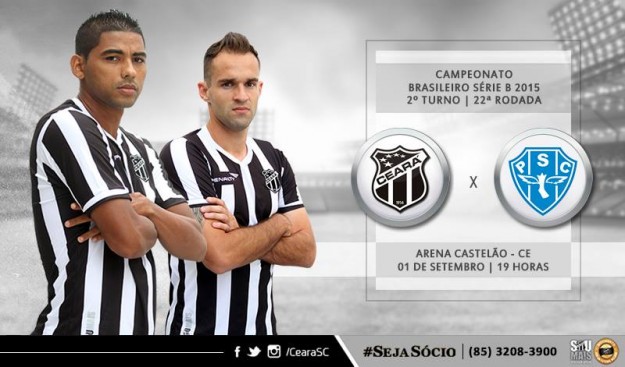 Ceará x Paysandu – De olho na sorte (Imagem: CearaSC.com/Divulgação)