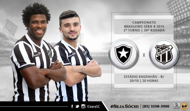 Botafogo x Ceará – Um busca do improvável (Imagem: CearaSC.com/Divulgação)