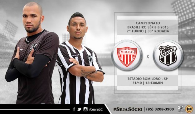 Mogi Mirim x Ceará – Jogo difícil (Imagem: CearaSC.com/Divulgação)