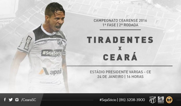Tiradentes x Ceará – Vai começar a temporada (Imagem: CearaSC.com/Divulgação)