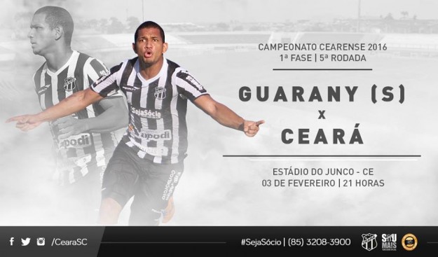 Guarany x Ceará – Mais um teste (Imagem: CearaSC.com/Divulgação)