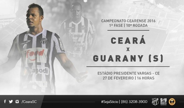 Ceará x Guarany – Afinando as peças (Imagem: CearaSC.com/Divulgação)