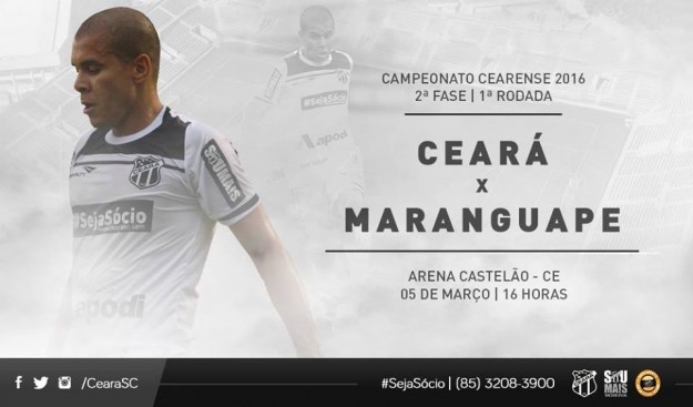 Ceará x Maranguape – Atenção redobrada (Imagem: CearaSC.com/Divulgação)