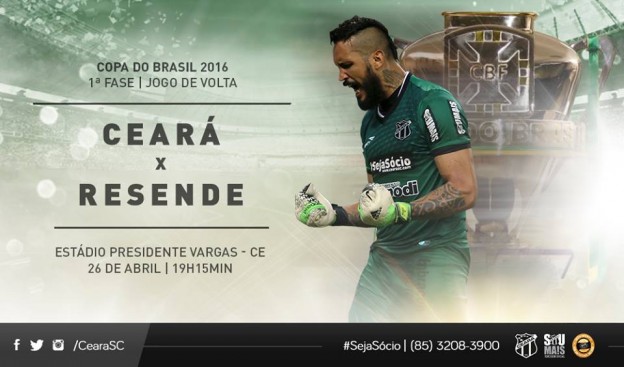 Ceará x Resende – Todo cuidado é pouco (Imagem: CearaSC.com/Divulgação)