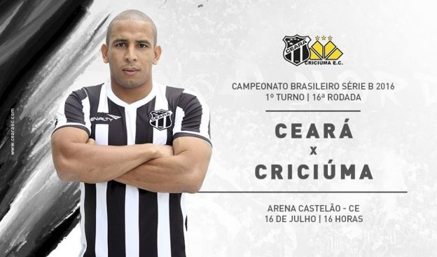Ceará x Criciúma – Jogo de “seis pontos” (Imagem: CearaSC.com/Divulgação)
