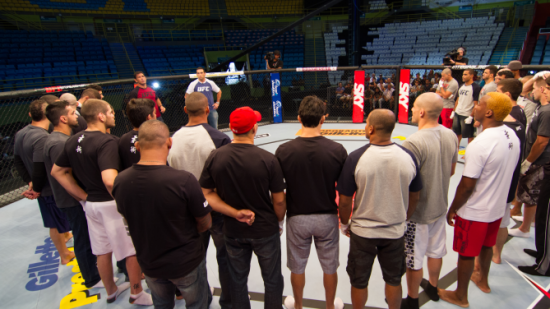 Ao todo, 14 lutadores lutam pelo sonho de assinar um contrato com o UFC. Foto: UFC/Divulgação