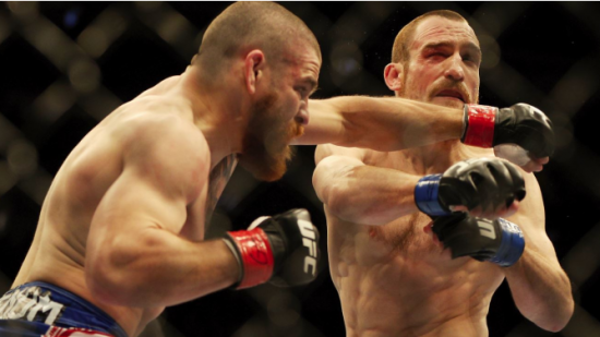 Miller mostrou superioridade na trocação e na luta de solo. Foto: UFC/Divulgação