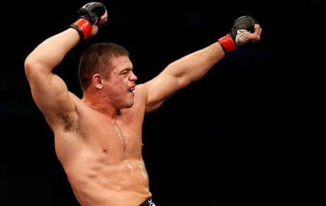 Caio conquistou sua 1ª vitória no UFC. Foto: UFC/Divulgação