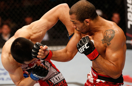 Aldo quebrou a sequência de três vitórias seguidas do coreano. Foto: UFC/Divulgação