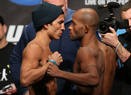 Encarada entre Johnson e Benavidez no UFC 152 | Foto: UFC