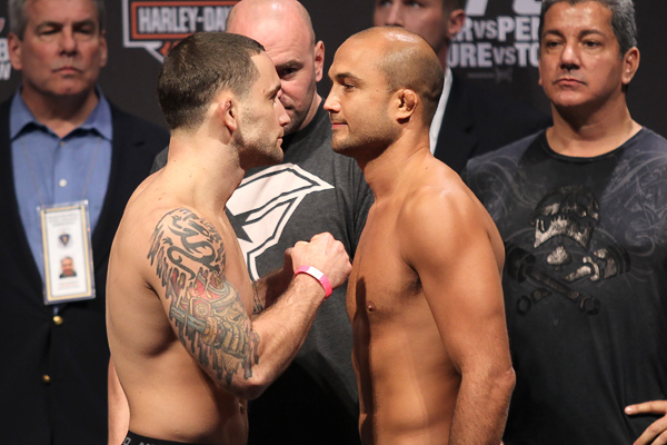 Dois lutadores já se enfrentaram duas vezes. Foto:  UFC/Divulgação