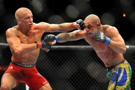 Pitbull já enfrentou Georges. St. Pierre pelo cinturão dos pesos meio-médio. Foto: UFC/Divulgação
