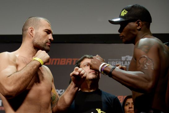 Shogun e Ovince St. Preux fazem a luta principal do UFC em Uberlândia | Foto: Alexandre Loureiro/Inovafoto