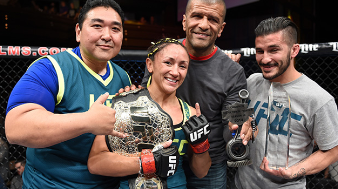 Nova campeã, Carla Esparza tem um cartel de 10 vitórias e 2 derrotas. Foto: UFC/Divulgação