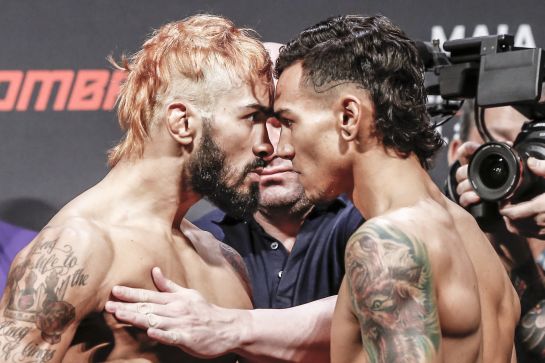 Pepey fez a encarada mais tensa do UFC Rio 6 | Foto: Wander Roberto/Inovafoto