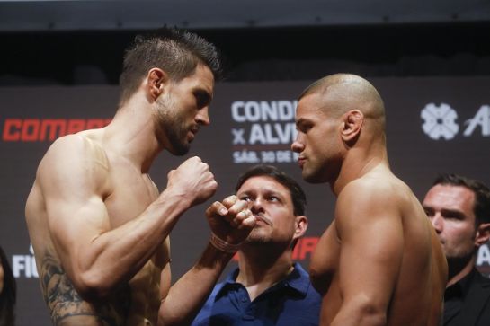 Carlos Condit e Thiago Pitbull fazem a luta principal do UFC em Goiânia | Foto: William Lucas/Inovafoto