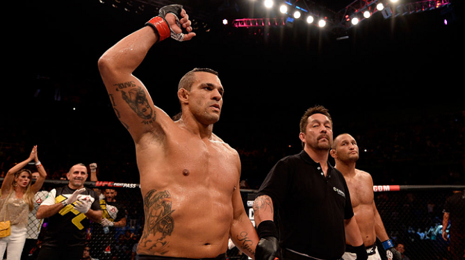 Belfort mostrou seu estilo explosivo para vencer mais uma luta. Foto: UFC/Divulgação