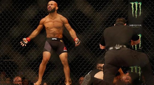 Demetrious faturou por nocaute. Foto: UFC/Divulgação
