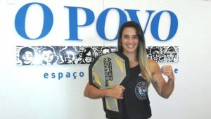 Fanta vem embalada pela conquista do cinturão do Aspera Kicboxing. Foto: Bruno Balacó/O POVO