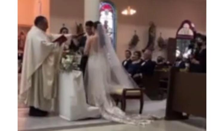 Nervoso com a cerimônia, noivo promete ser infiel durante votos de casamento