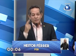 Heitor prometeu o fim da "indústria da multa" (Foto: Reprodução/TV Cidade)