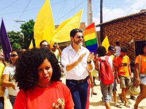 João Alfredo visita Bom Jardim com Raquel Dias (Foto: Divulgação / Facebook)