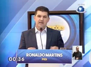 Pastor Ronaldo é candidato pelo PRB (Foto: Reprodução/TV Cidade)