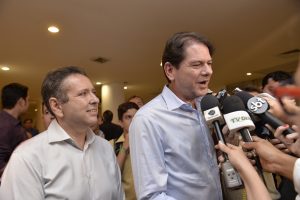 Cid e Ciro Gomes eram aliados de Domingos Filho desde 2007 (Foto: Humberto Mota/O POVO)