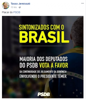 Enquanto Aécio articulava votos pró-Temer, Tasso angariava votos contra (Foto: Reprodução)
